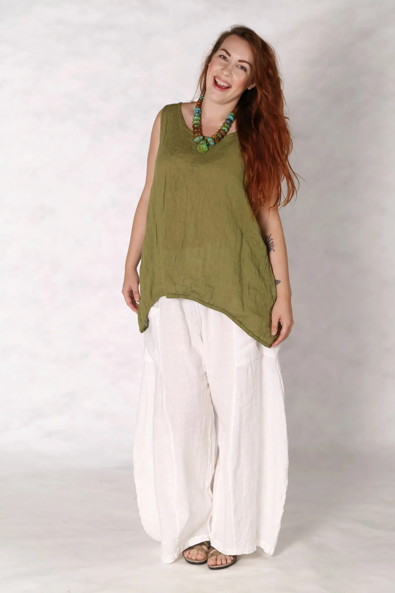 1196 Linen Tank Sprout-U