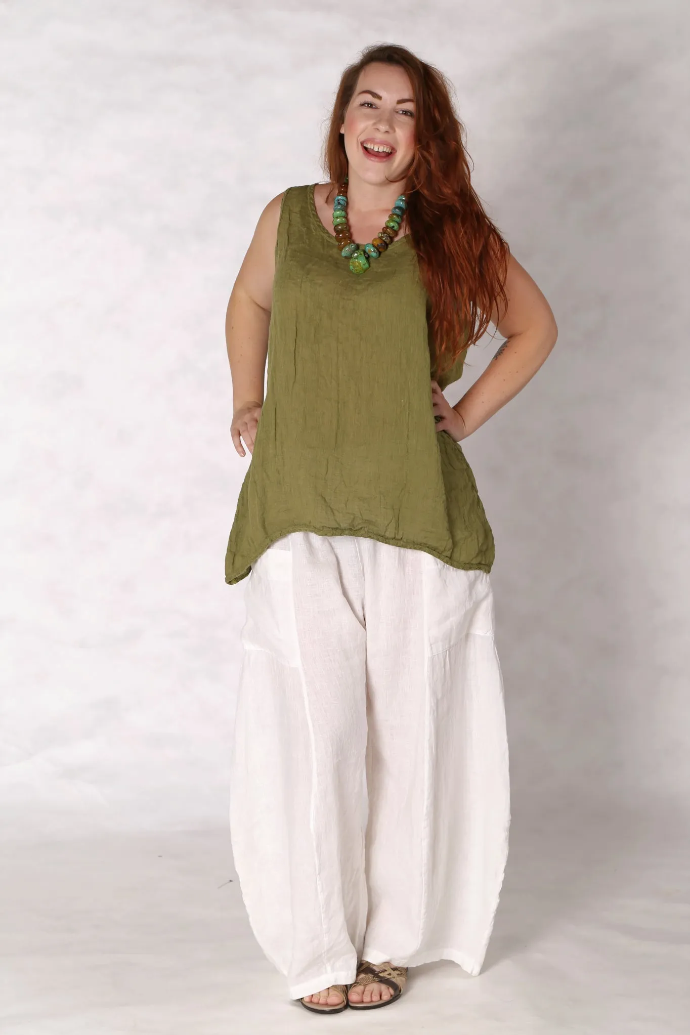 1196 Linen Tank Sprout-U