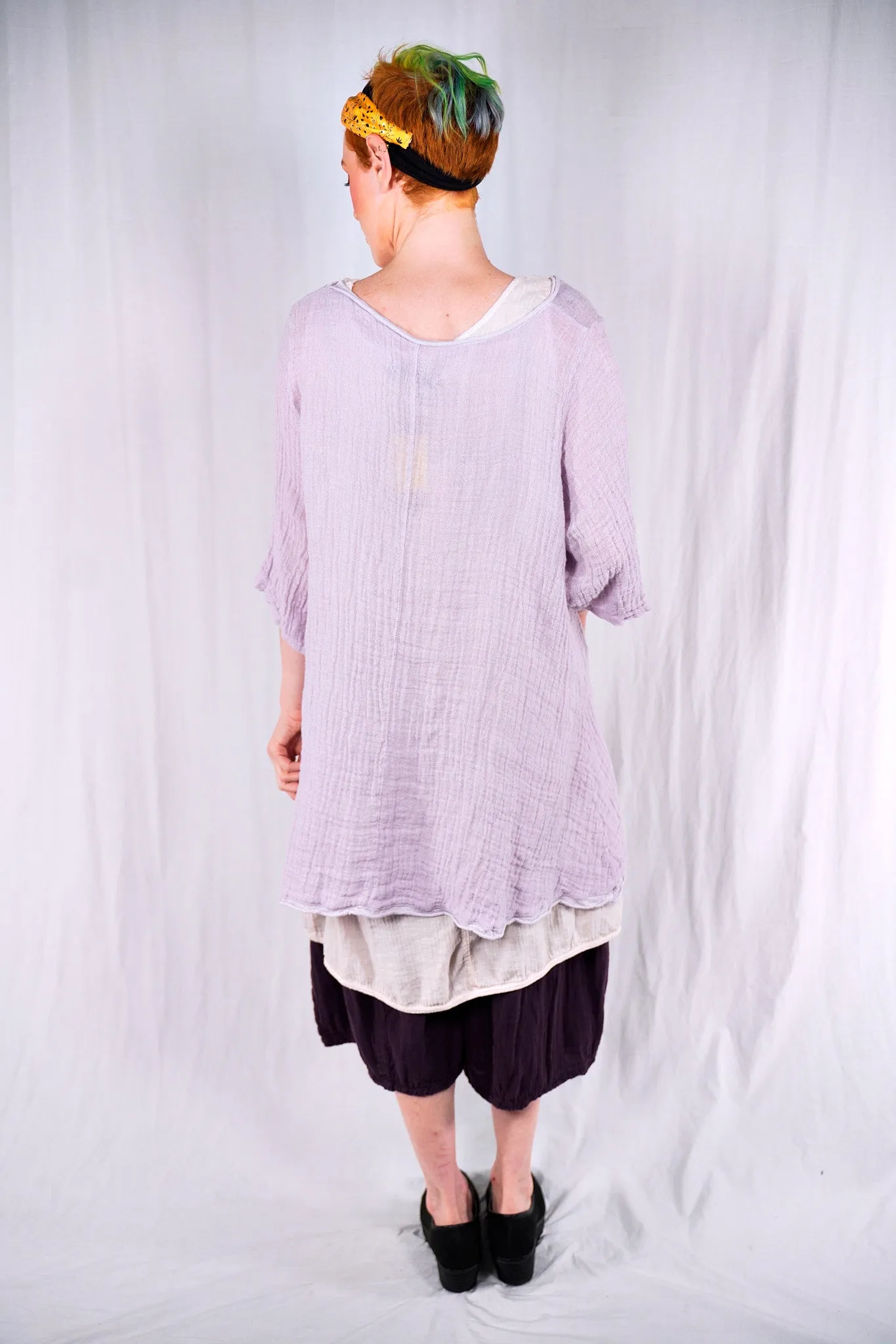 1210-2 Double Gauze Tee Lotus