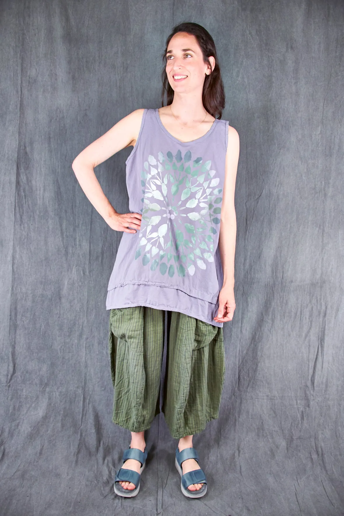 1599 Garden Tiered Tank Amethyst-P
