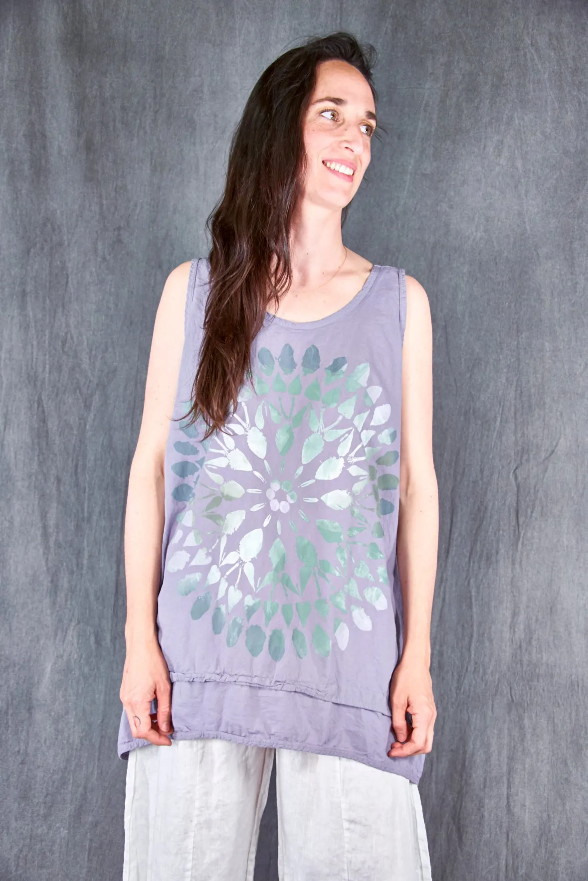 1599 Garden Tiered Tank Amethyst-P