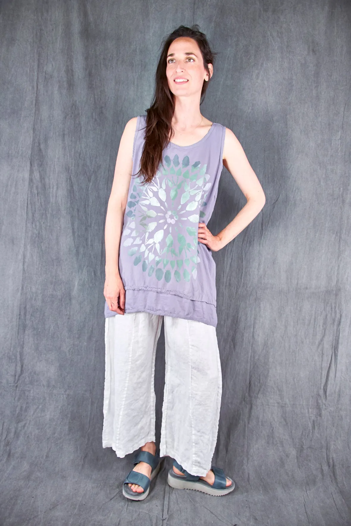 1599 Garden Tiered Tank Amethyst-P