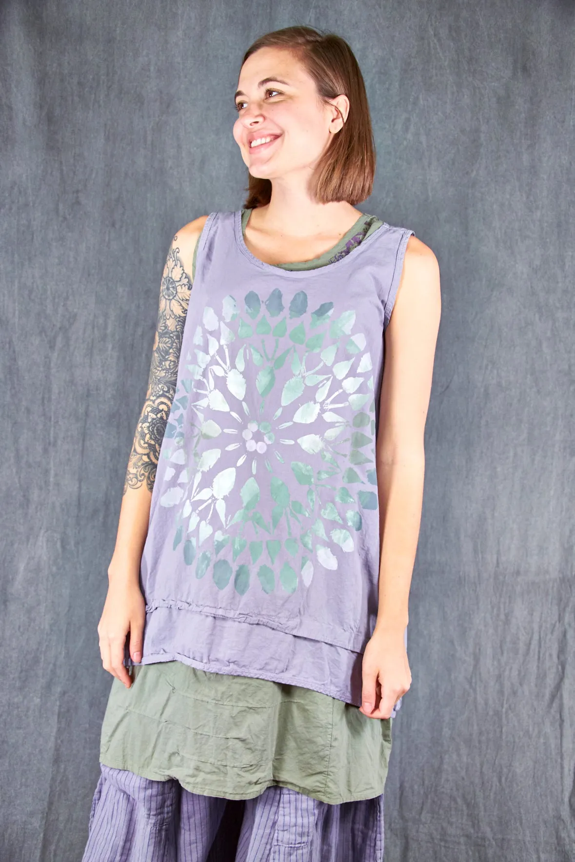 1599 Garden Tiered Tank Amethyst-P