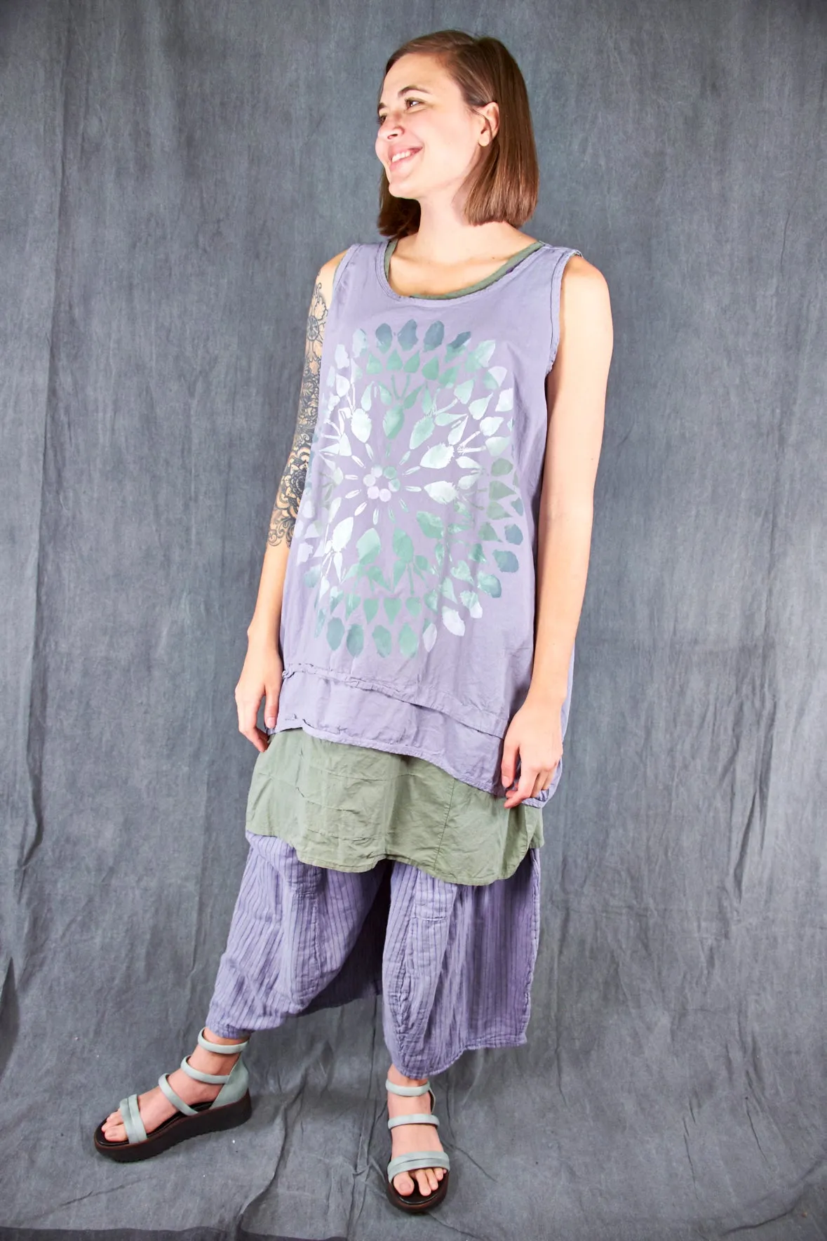 1599 Garden Tiered Tank Amethyst-P