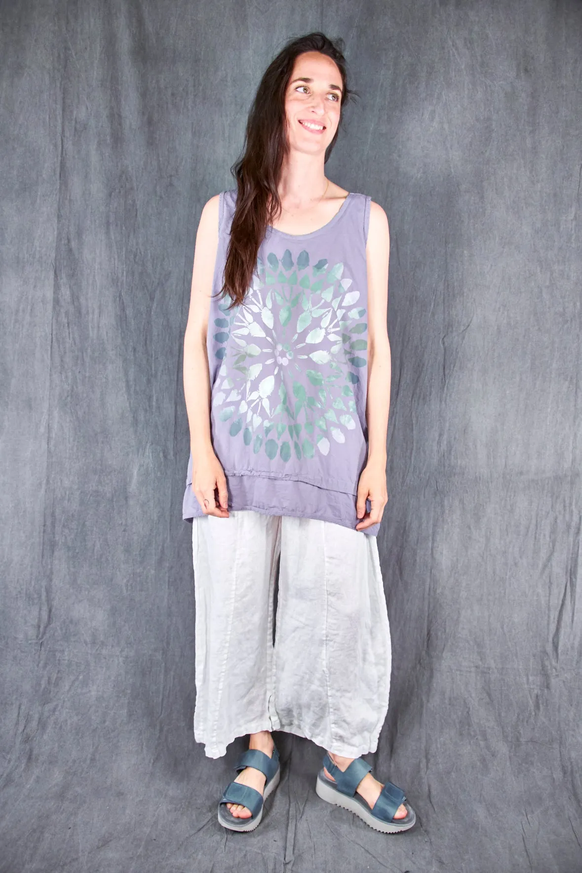 1599 Garden Tiered Tank Amethyst-P