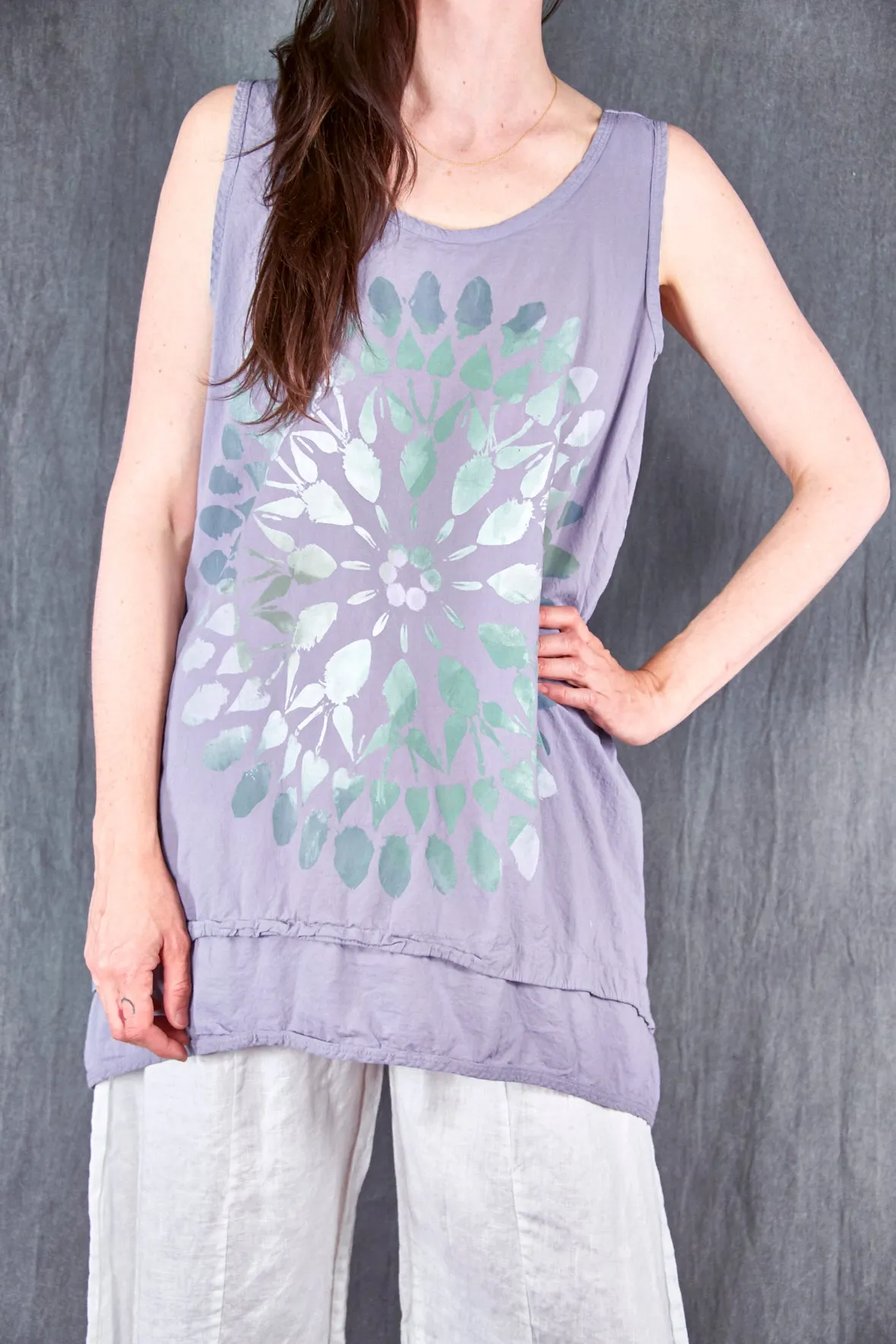 1599 Garden Tiered Tank Amethyst-P