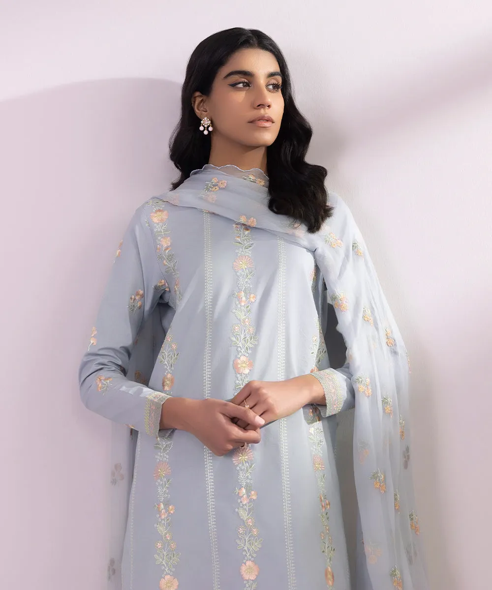2 Piece - Embroidered Lawn Suit