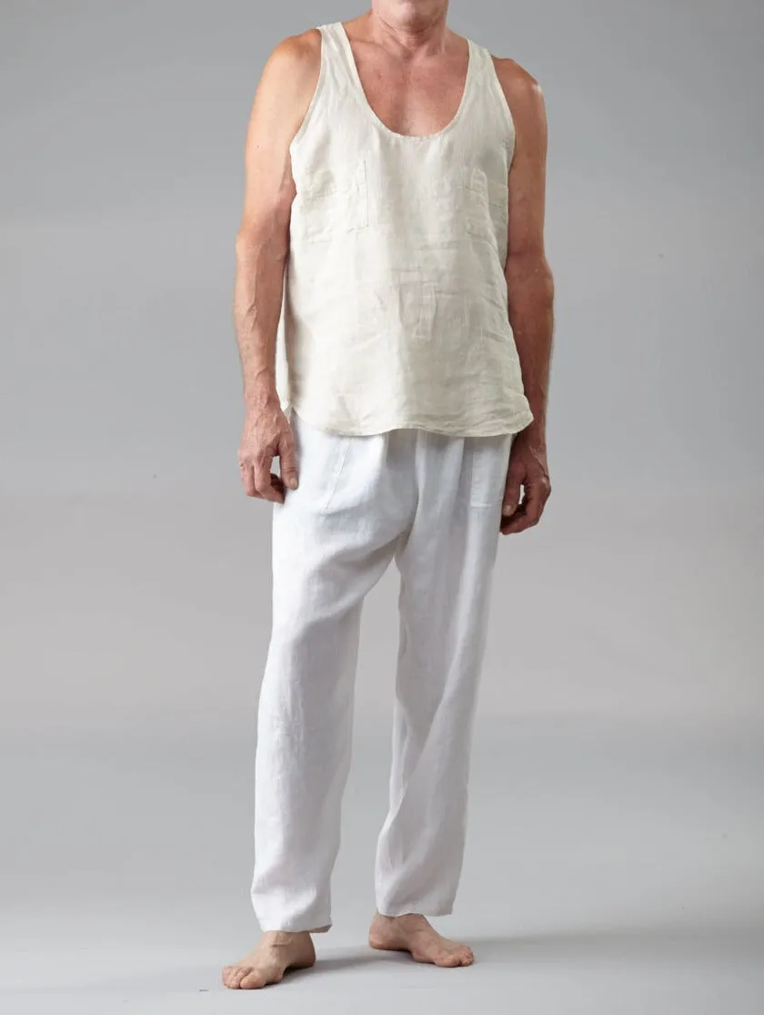 200-  Linen Tank top