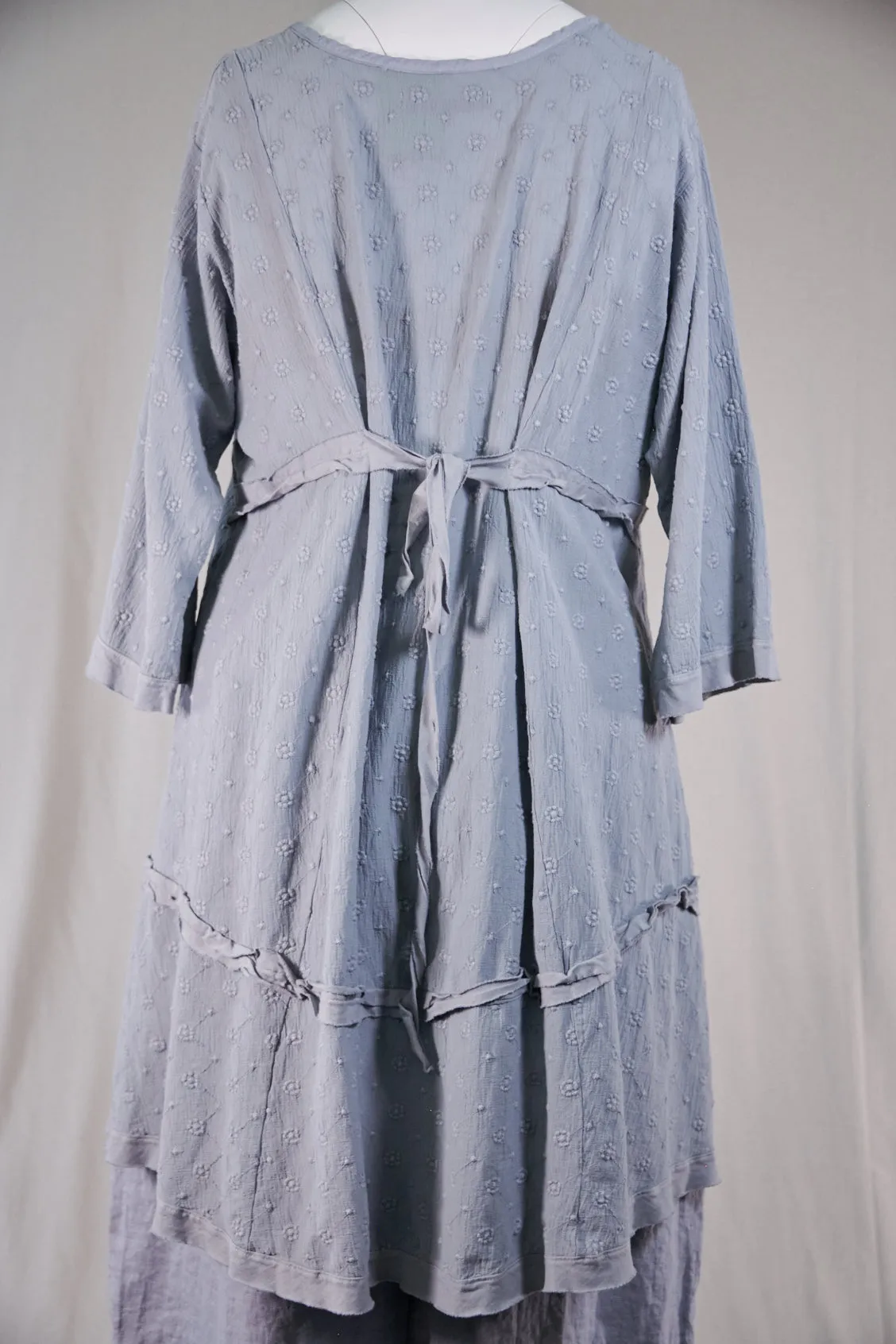 2311 Gypsy Gauze Summer Dress-Blue Dawn