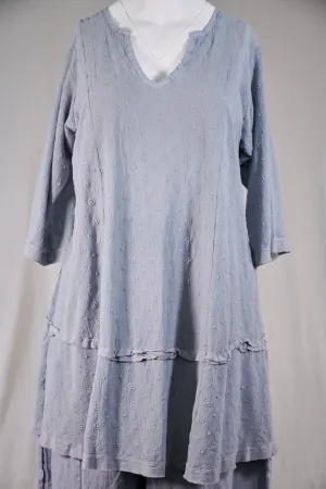 2311 Gypsy Gauze Summer Dress-Blue Dawn