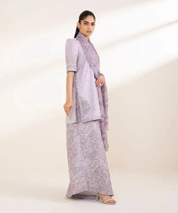3 Piece - Embroidered Lawn Suit
