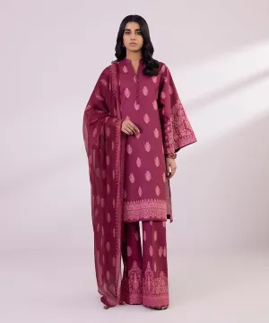 3 Piece - Printed Lawn Suit