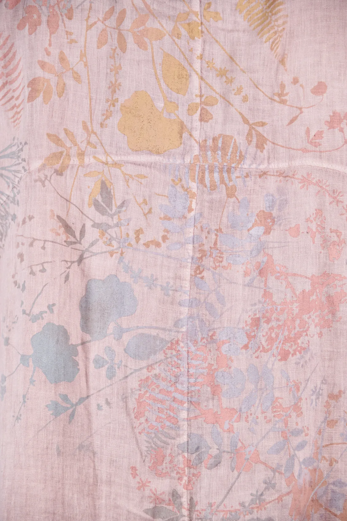 5292 Cyanotype Linen Duster-Pink-P
