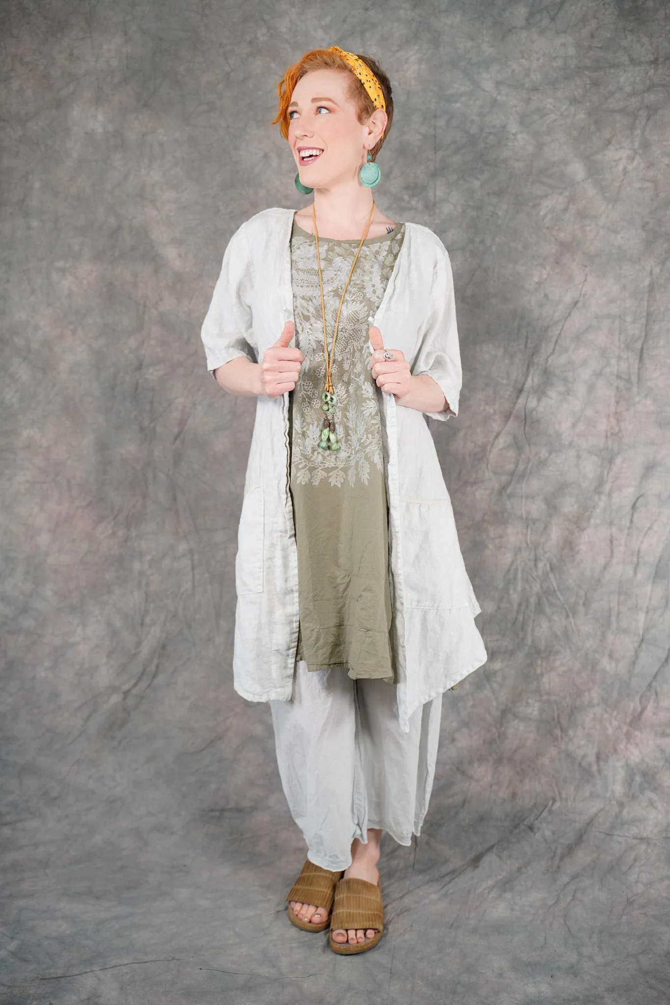 5306 Contrast Cardi Dew-P