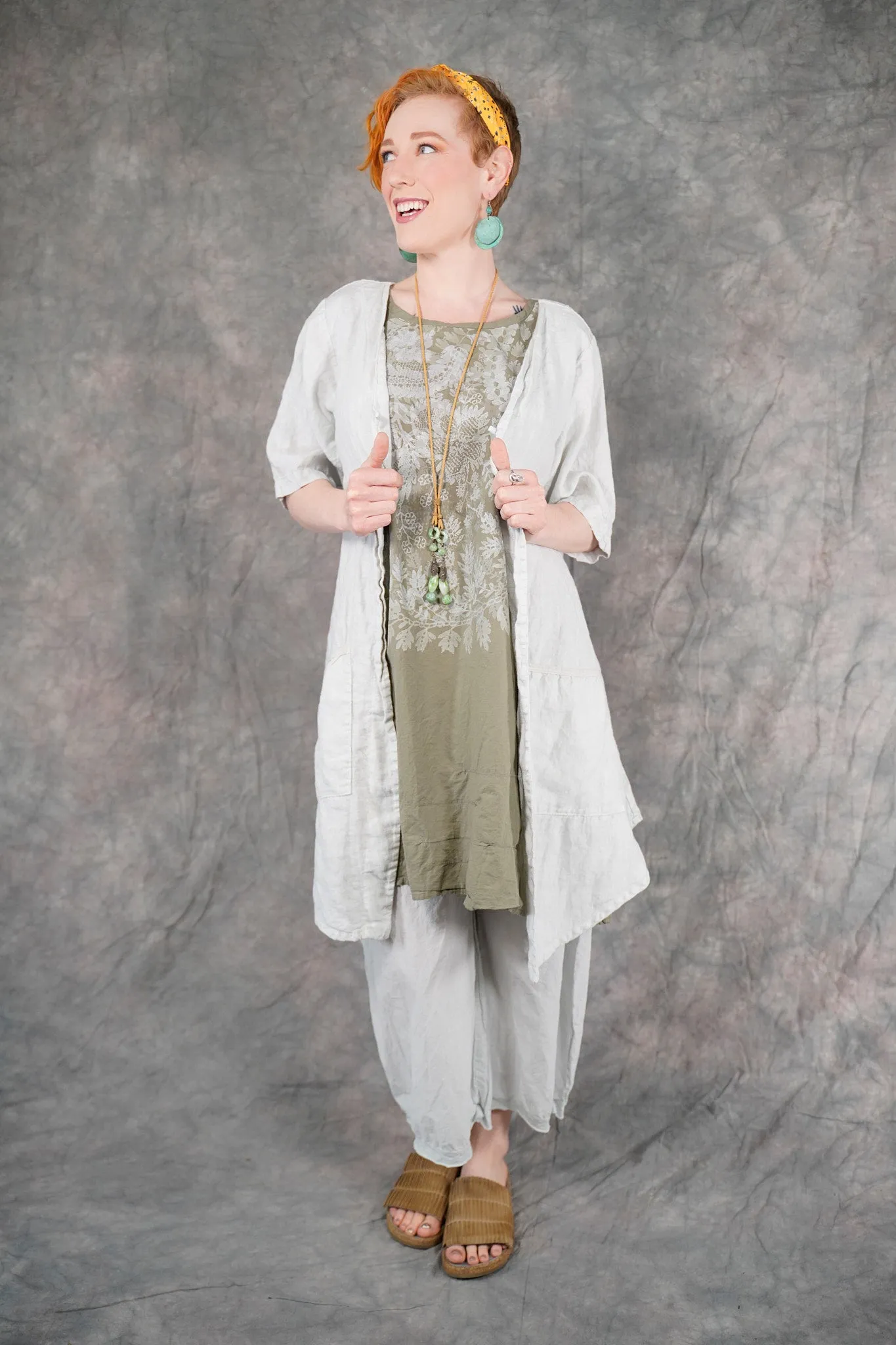 5306 Contrast Cardi Dew-P