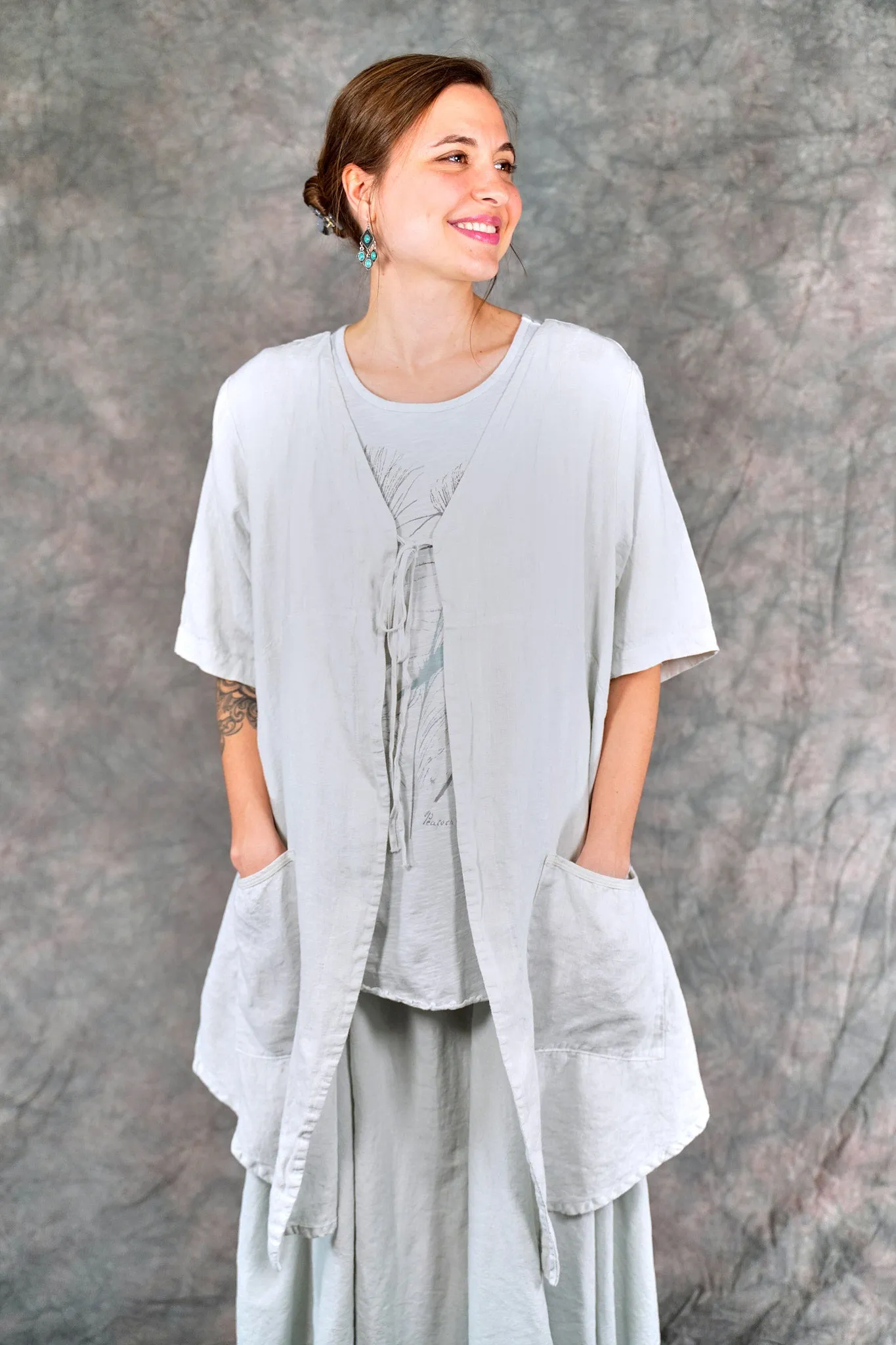 5306 Contrast Cardi Dew-U