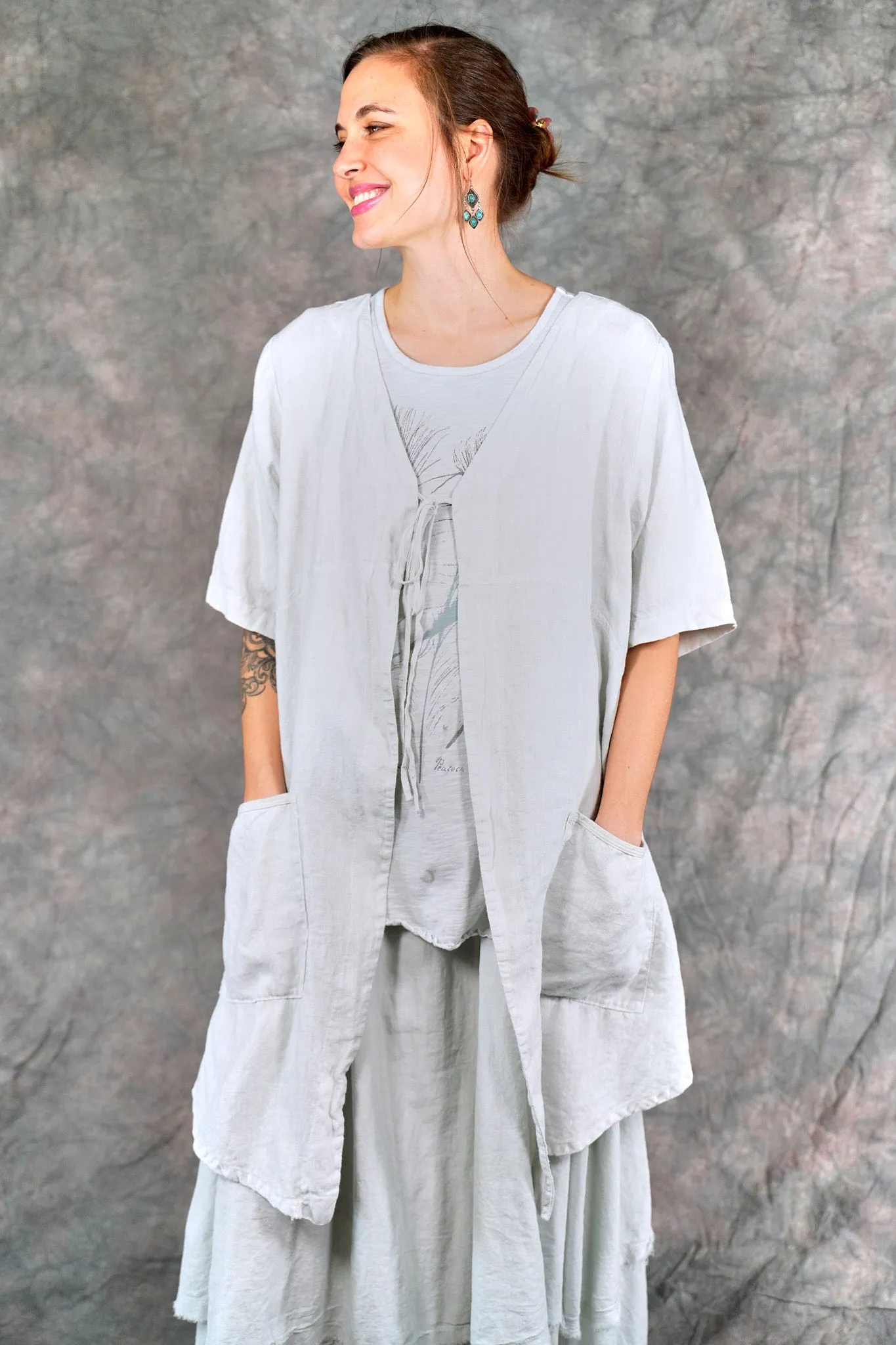 5306 Contrast Cardi Dew-U