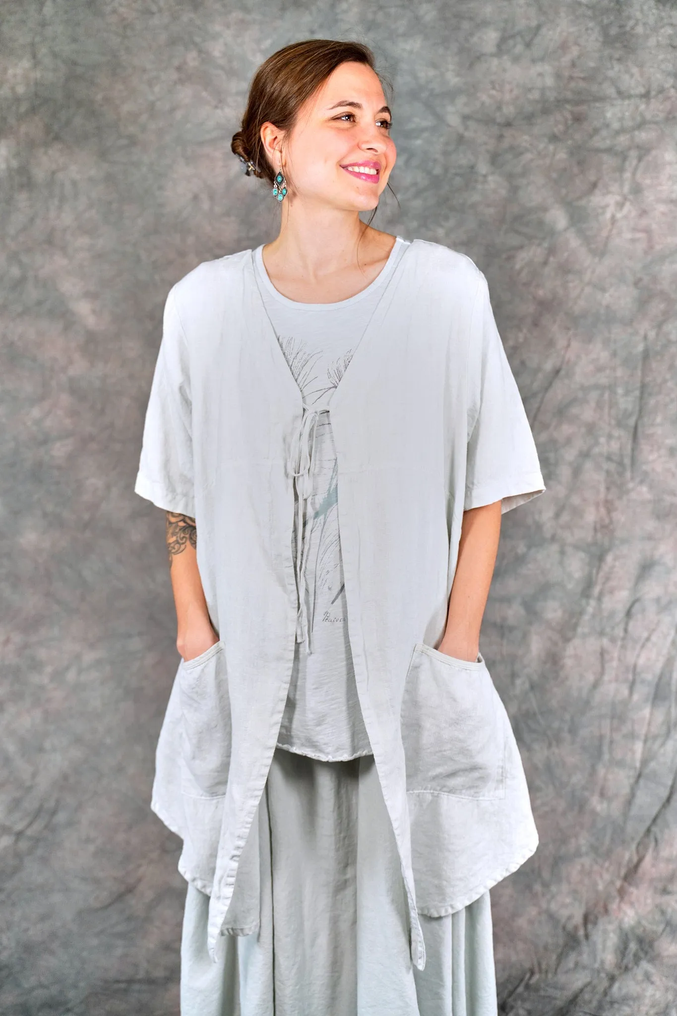 5306 Contrast Cardi Dew-U