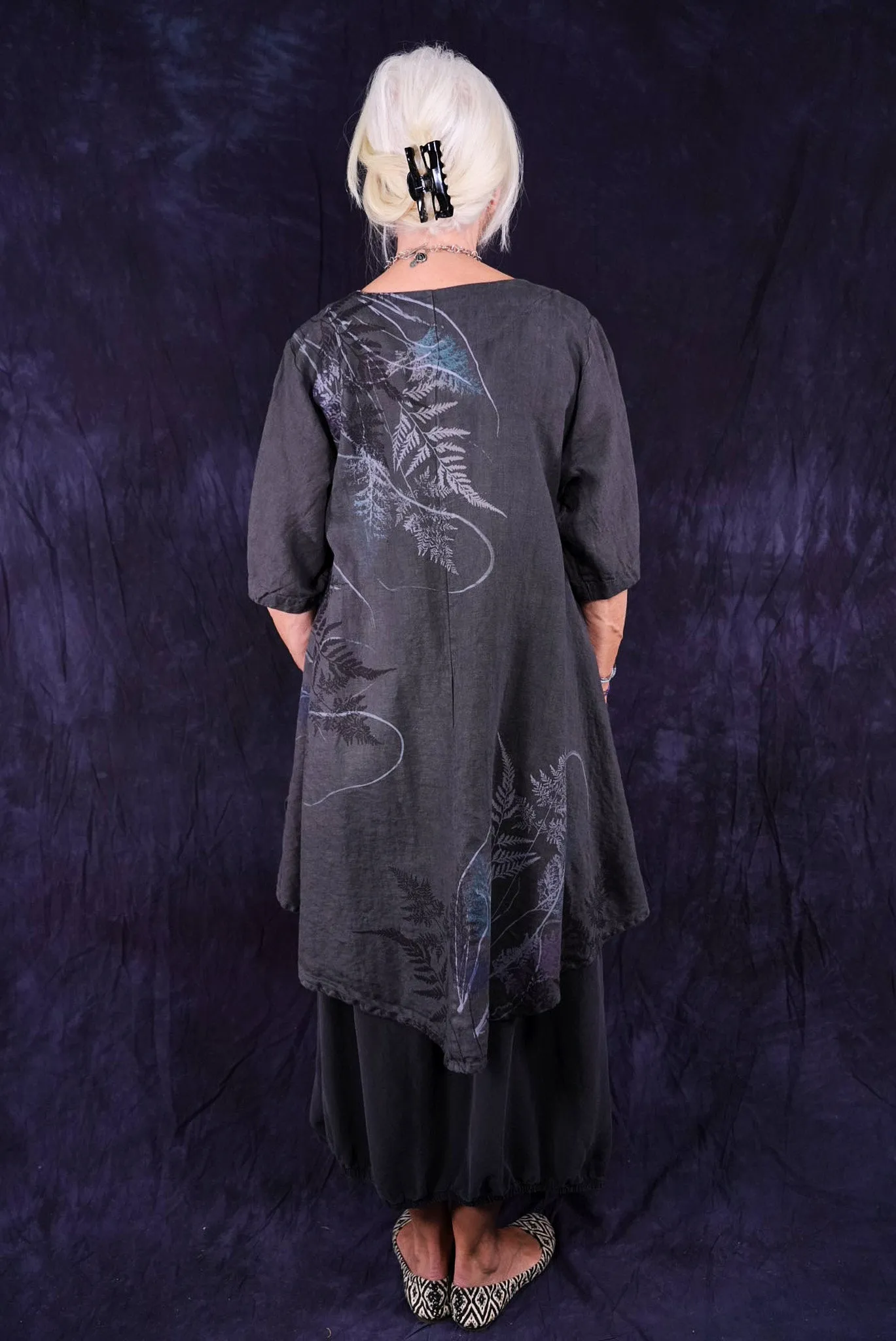 5306 Contrast Cardi Faded Iron-P