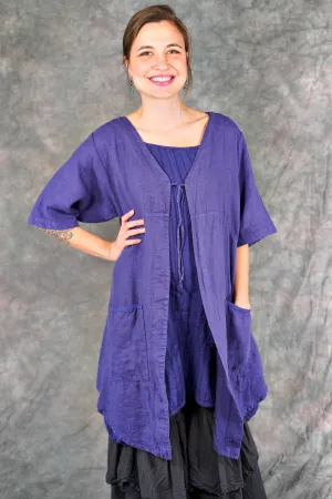 5306 Contrast Cardi Ultraviolet-U