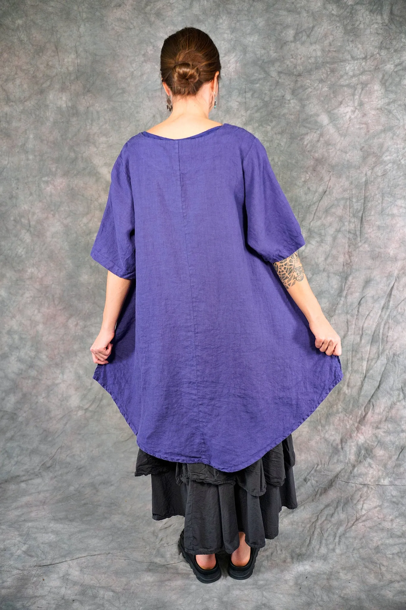 5306 Contrast Cardi Ultraviolet-U