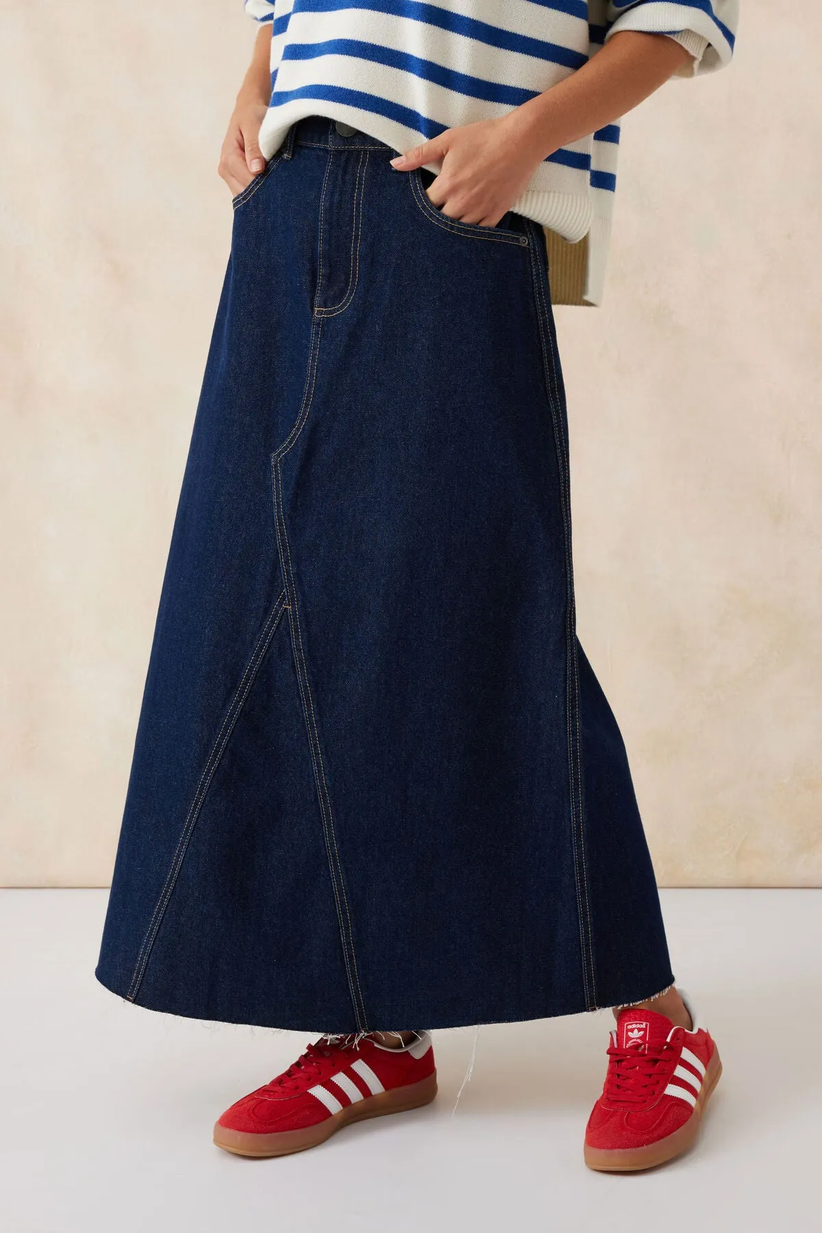 A-Line Maxi Skirt