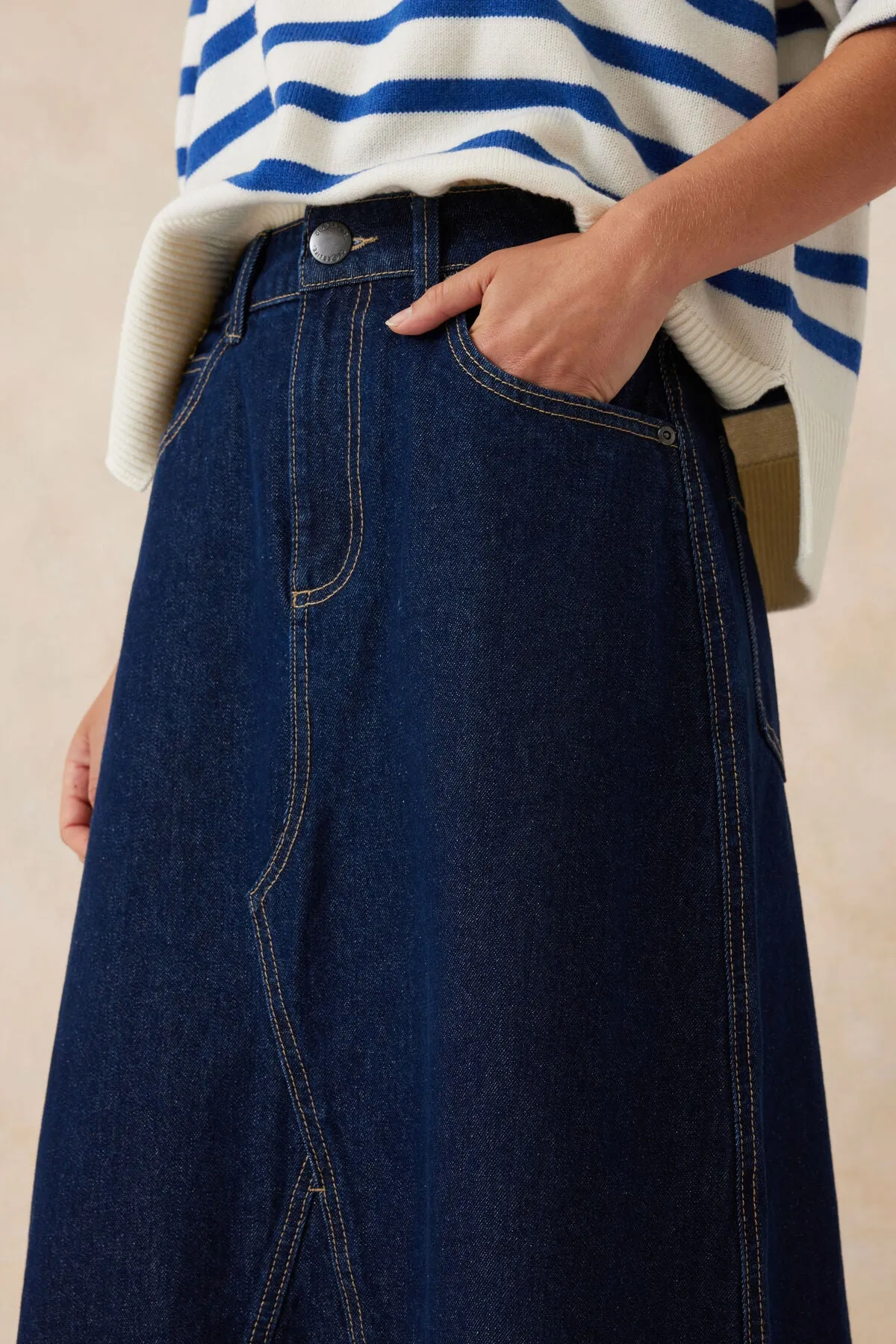A-Line Maxi Skirt
