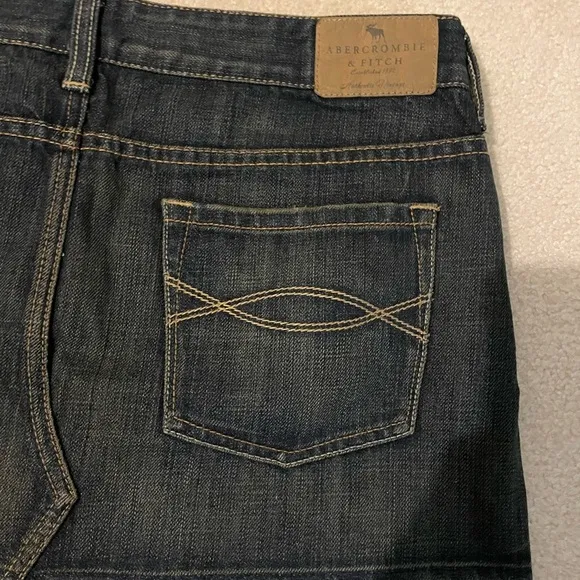 Abercrombie &amp; Fitch Jean mini skirt-10 like new
