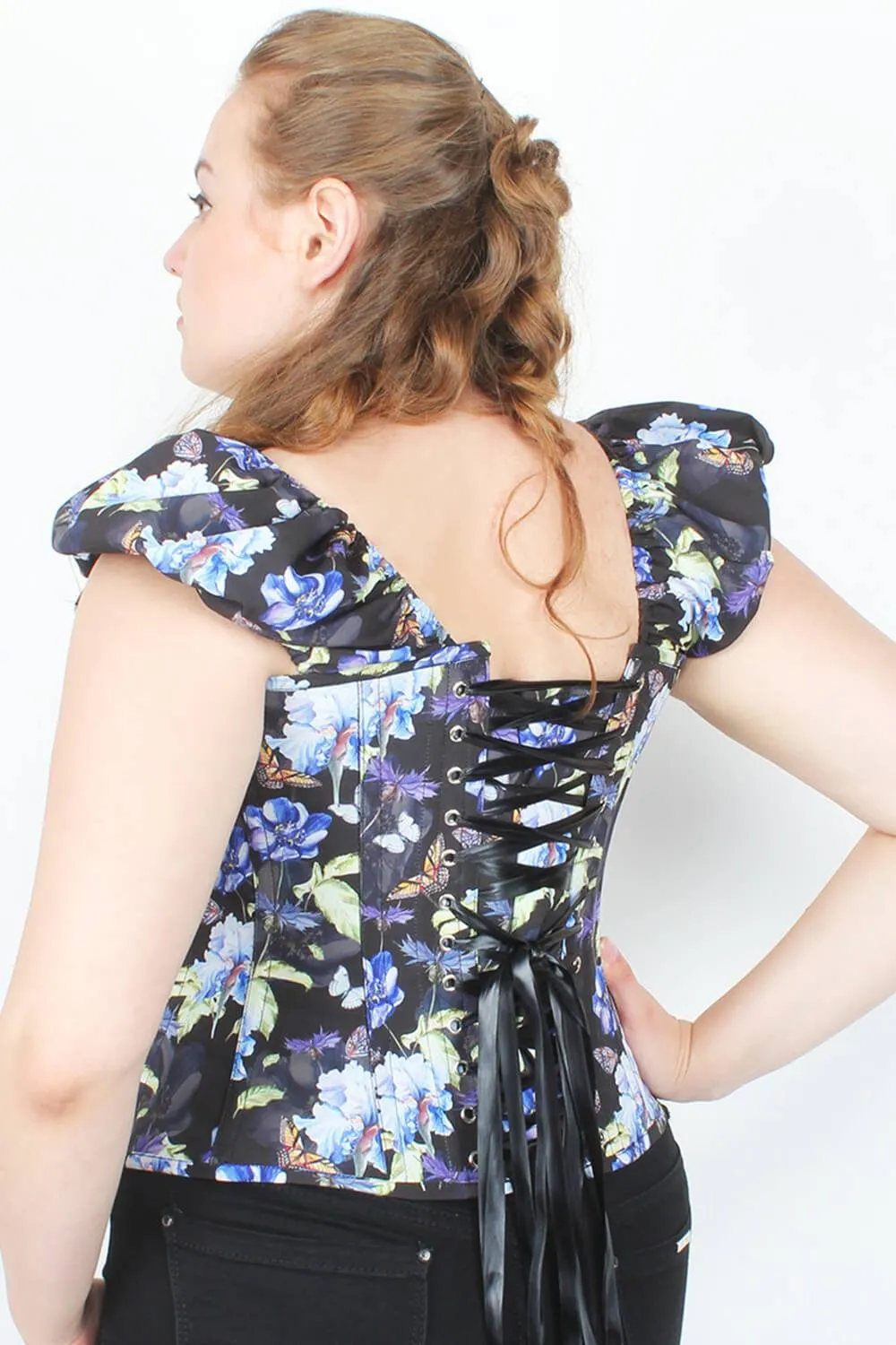Adah Overbust Floral Corset