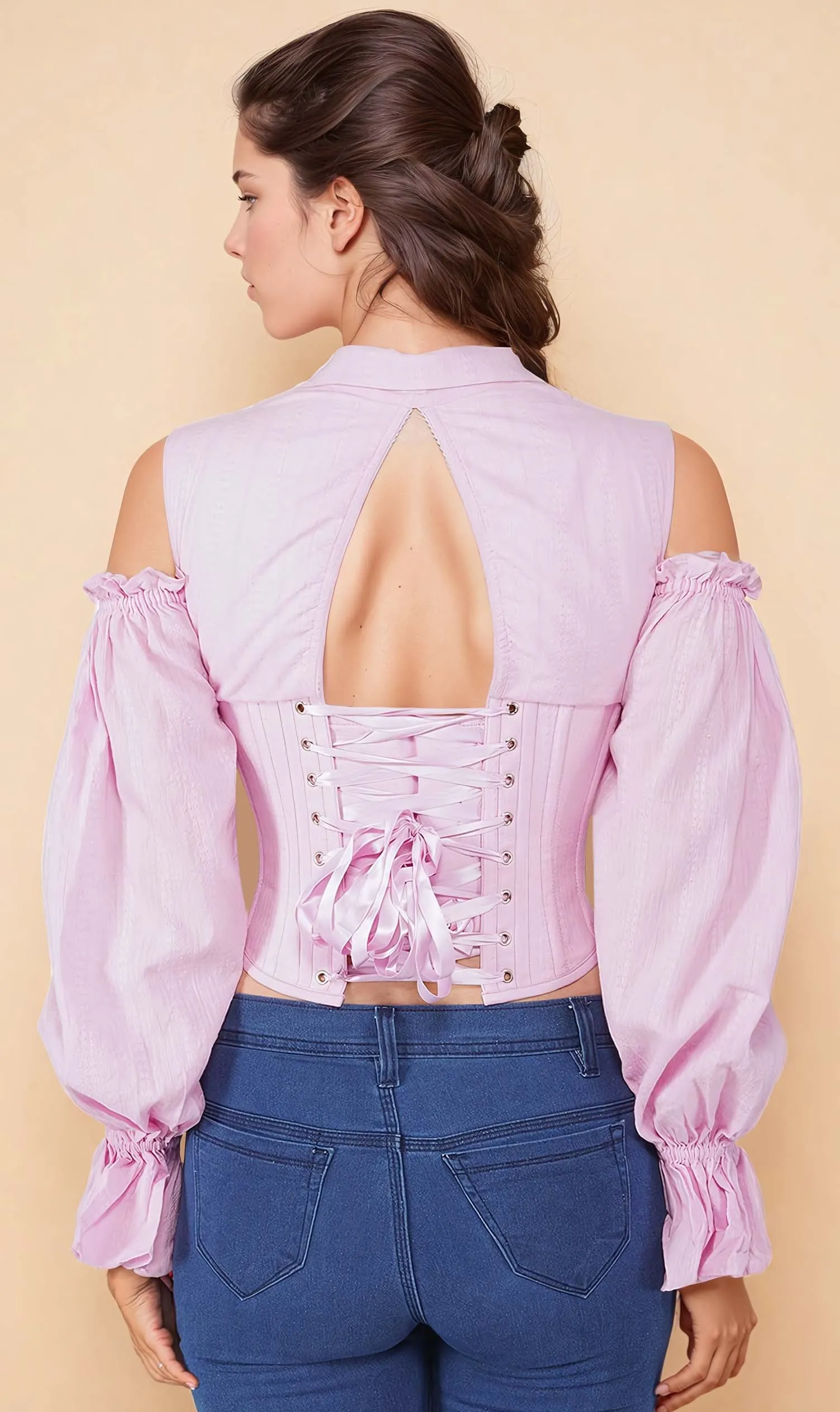 Adele Underbust Cotton Corset