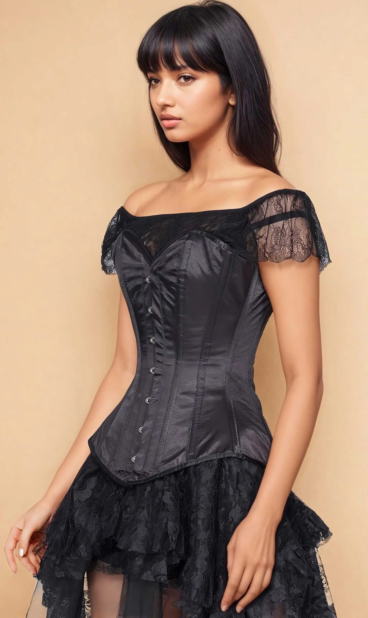 Aida Black Gothic Corset