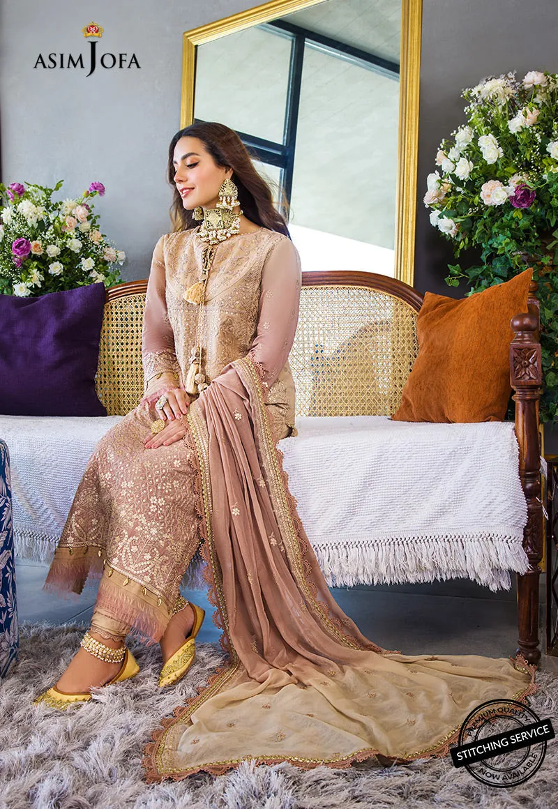 AJCK-04 | Asim Jofa Chikankari Eid Collection 2022 |  Unstitched Embroidered Lawn Suit