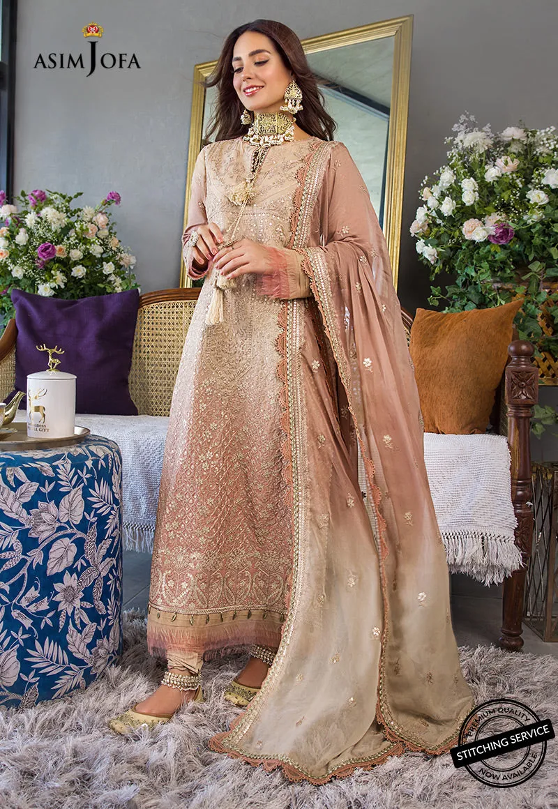 AJCK-04 | Asim Jofa Chikankari Eid Collection 2022 |  Unstitched Embroidered Lawn Suit