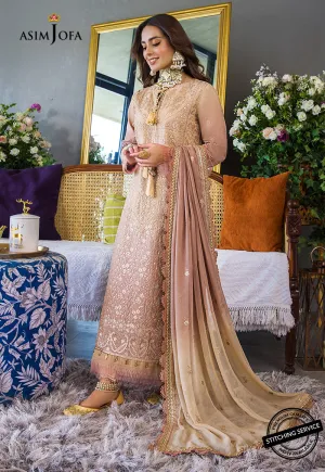 AJCK-04 | Asim Jofa Chikankari Eid Collection 2022 |  Unstitched Embroidered Lawn Suit