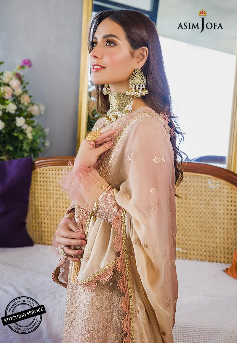 AJCK-04 | Asim Jofa Chikankari Eid Collection 2022 |  Unstitched Embroidered Lawn Suit