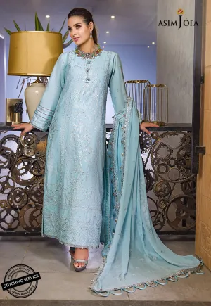 AJCK-11 | Asim Jofa Chikankari Eid Collection 2022 |  Unstitched Embroidered Lawn Suit