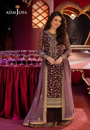 AJLLF-11 Embroidered Chiffon 3 Pcs
