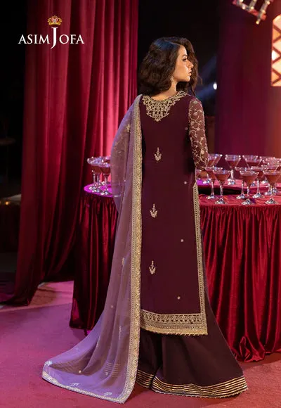AJLLF-11 Embroidered Chiffon 3 Pcs