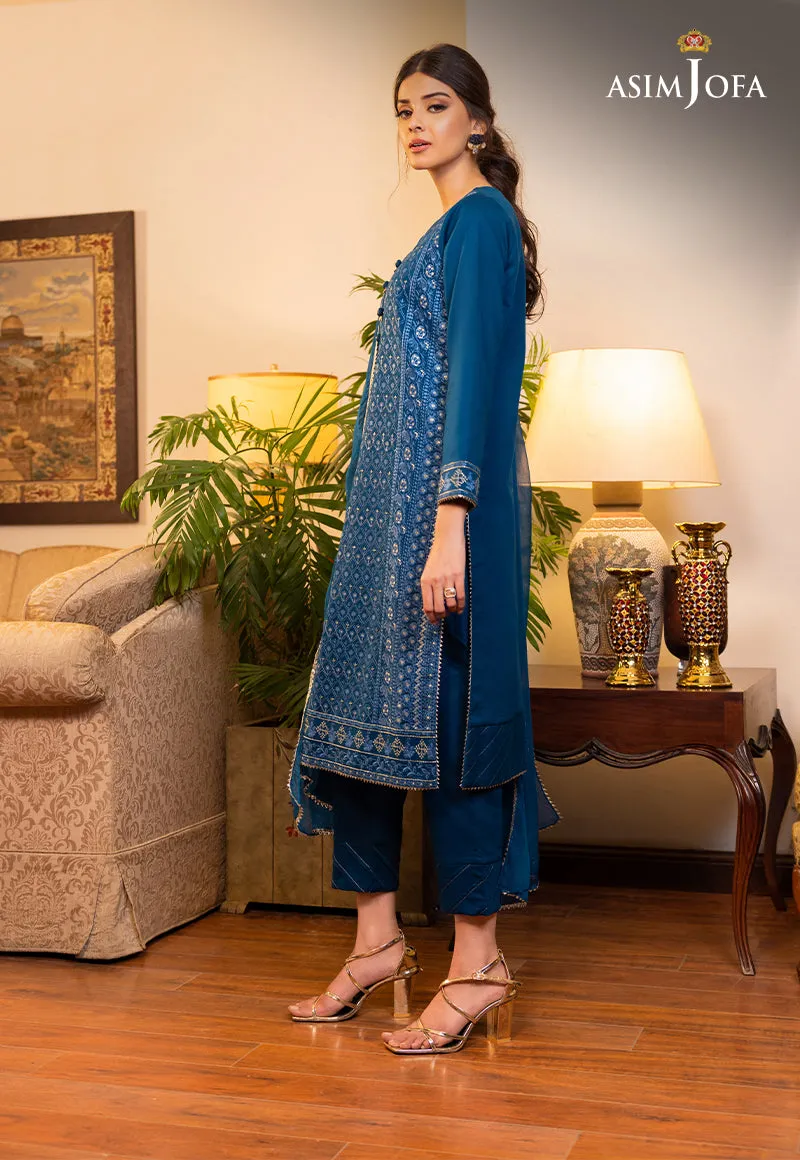 AJPE-07 (3-PC) | Asim Jofa Pret Essentials Eid Edit II Collection | Embroidered Stitched RTW Suits