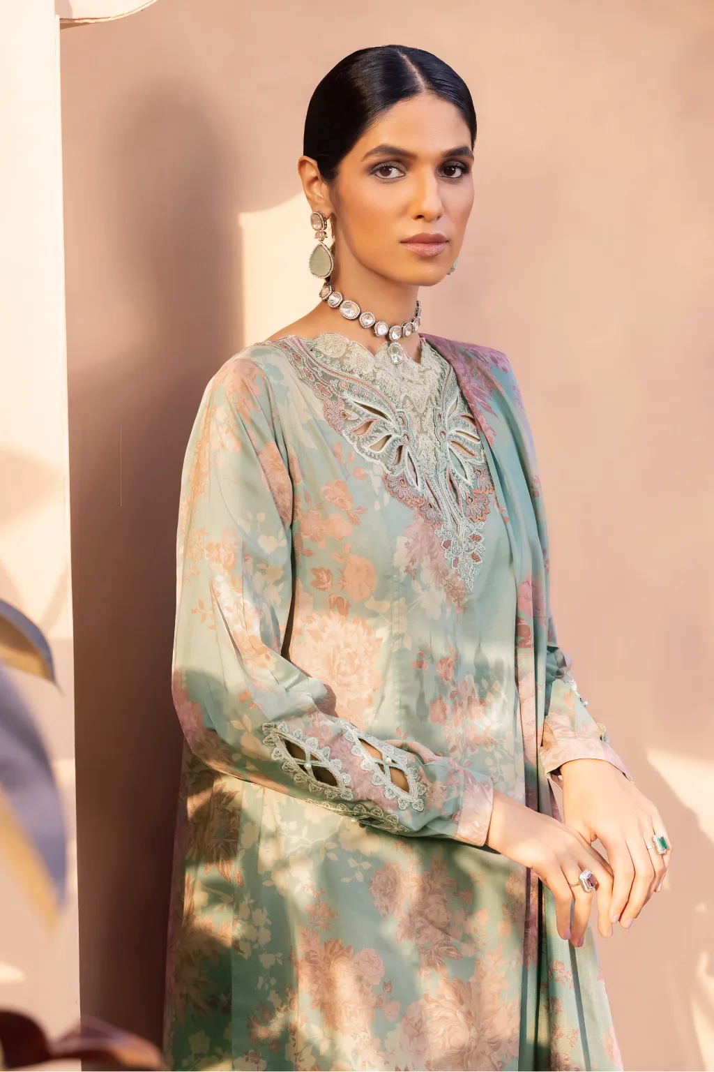 AL-11 Afra  | Iznik Aashiyan Embroidered unstitched Festive Lawn23