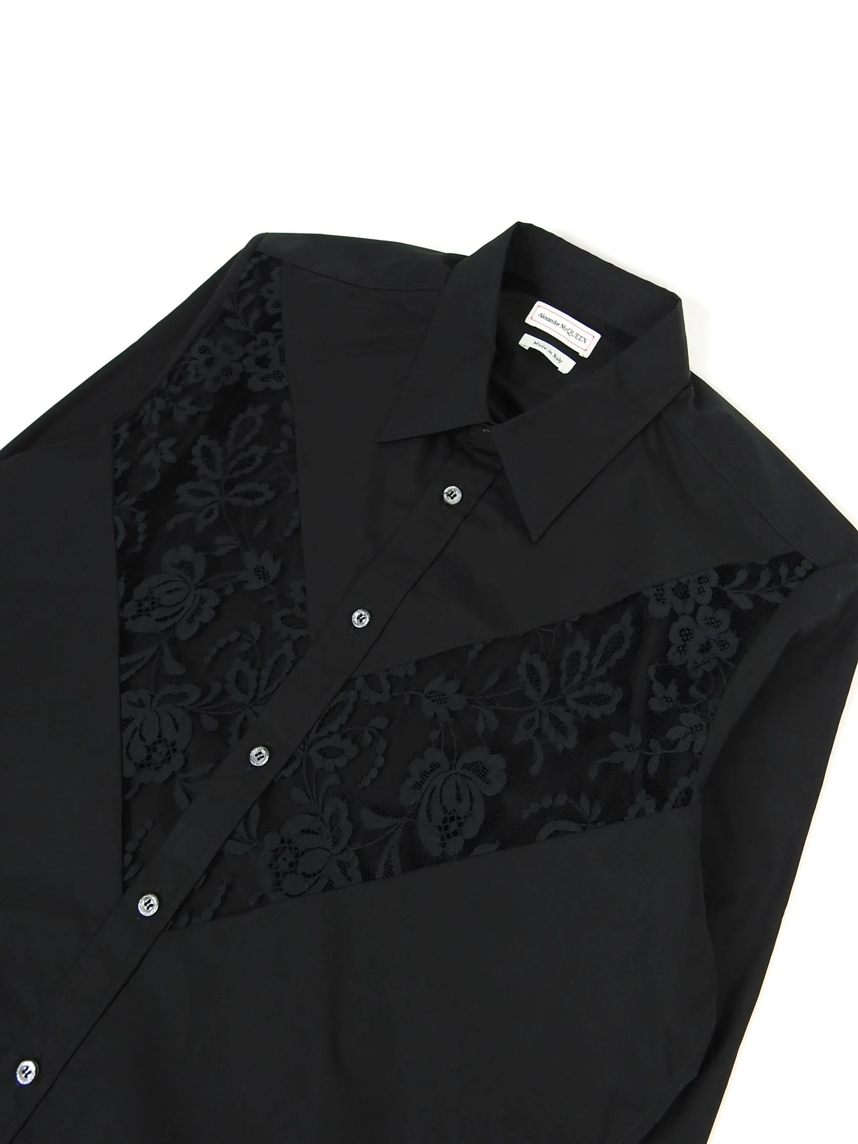 Alexander McQueen Lace Shirt Size 16