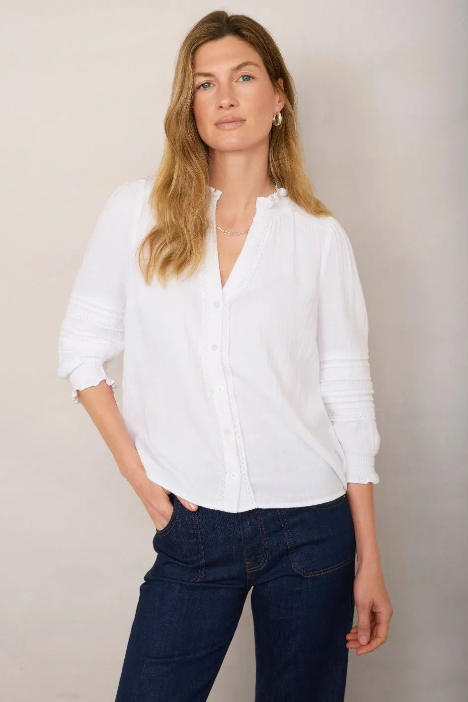 Alina Blouse - White