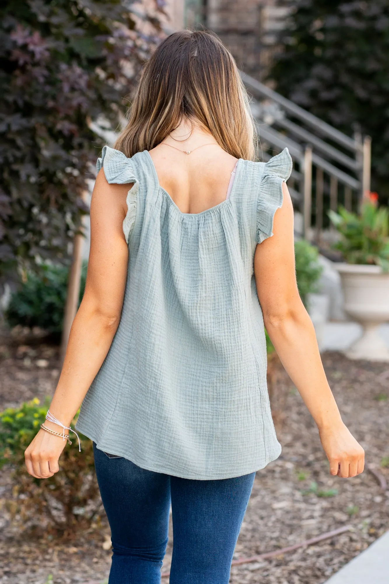 Alina Cotton Gauze Smock Top