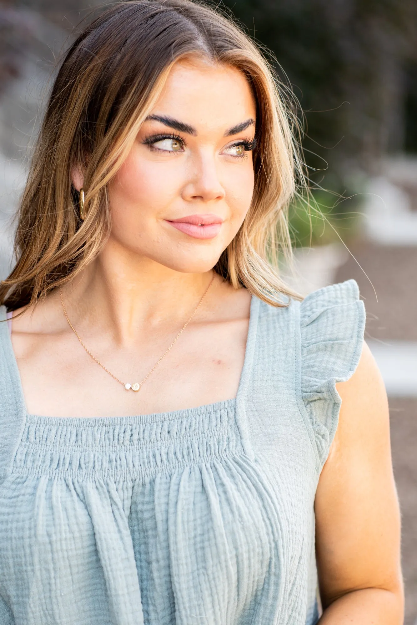 Alina Cotton Gauze Smock Top