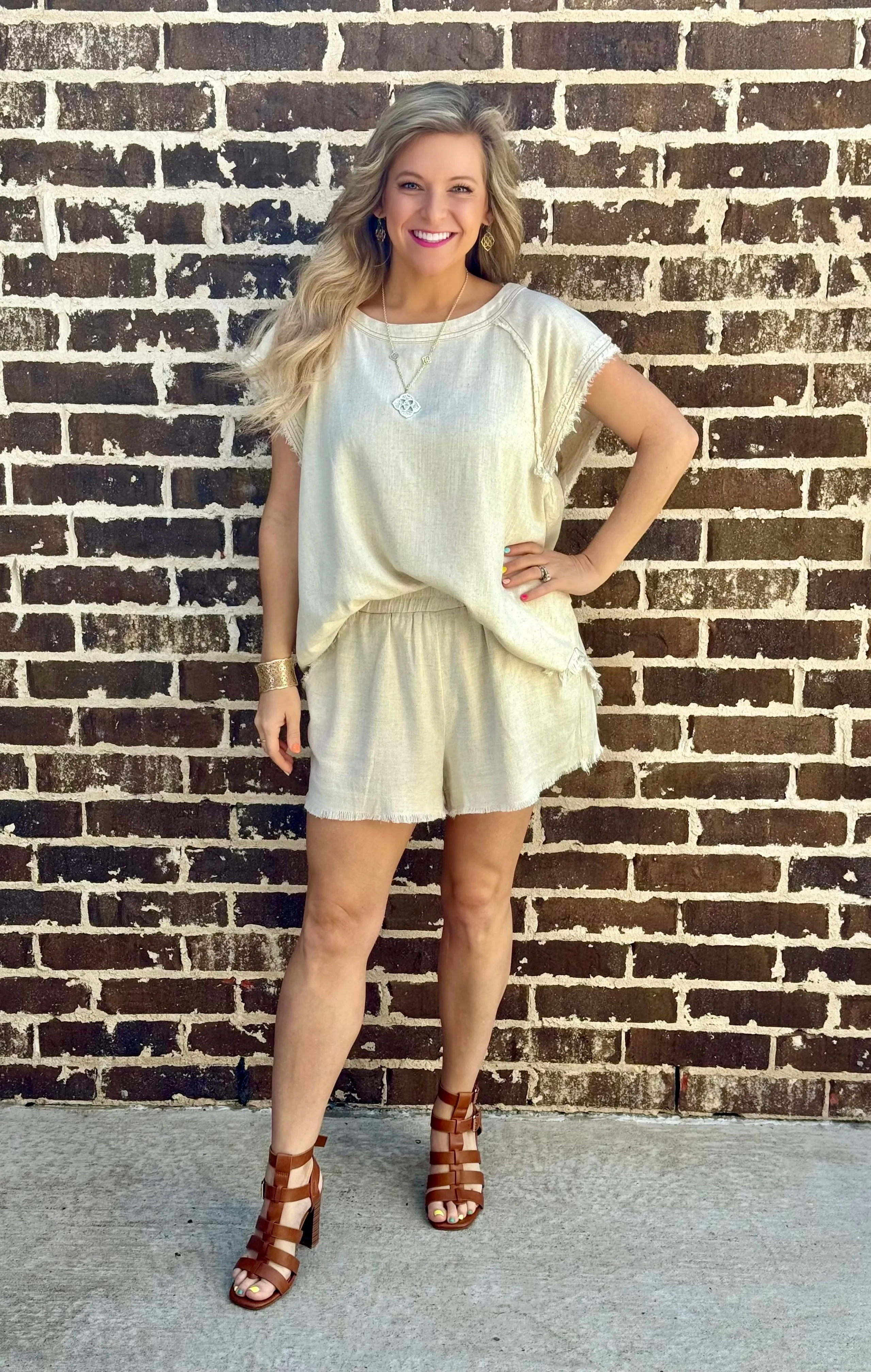 All About You Top • Oatmeal
