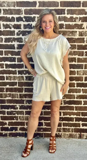 All About You Top • Oatmeal