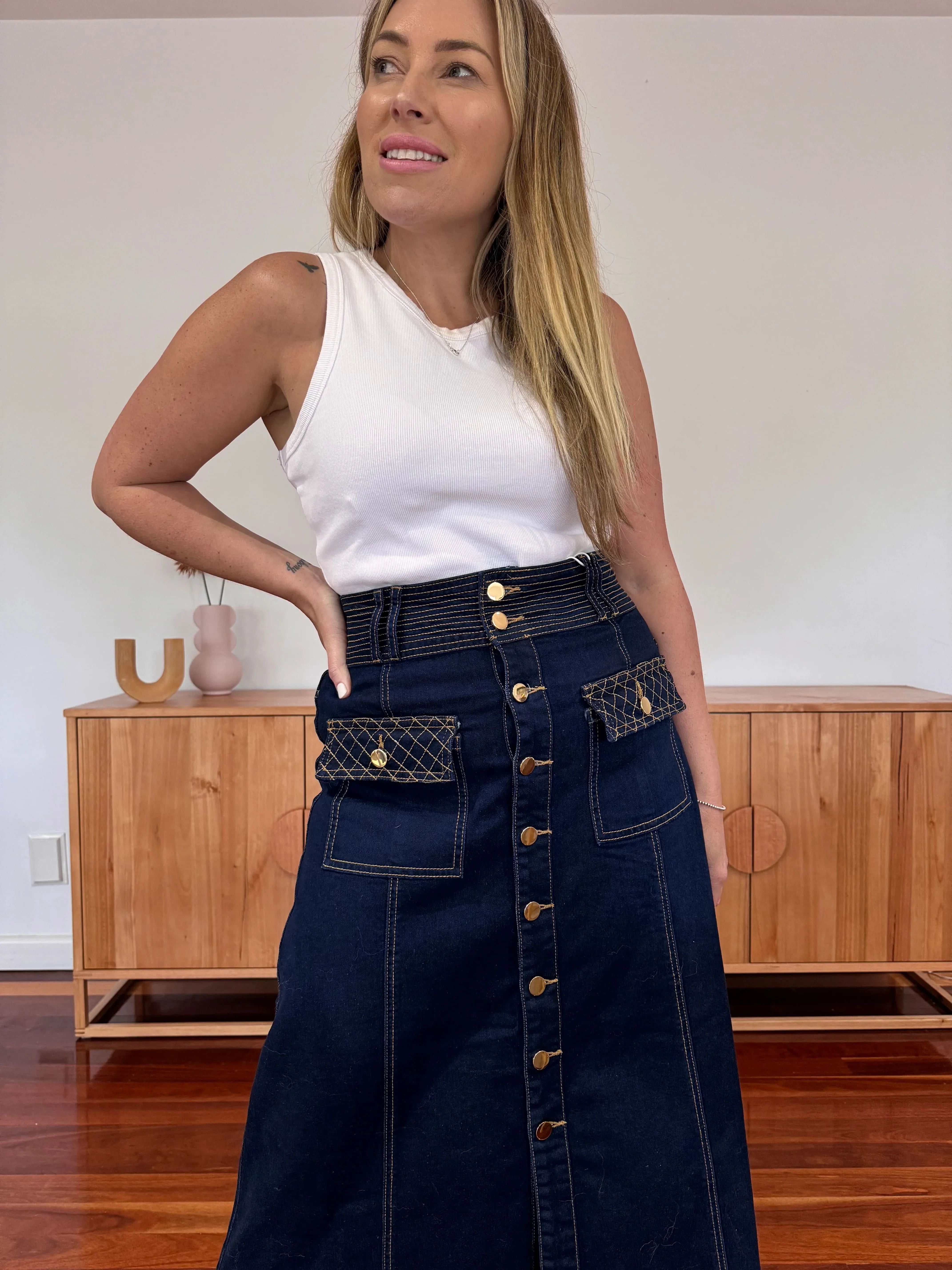 ALP DENIM SKIRT