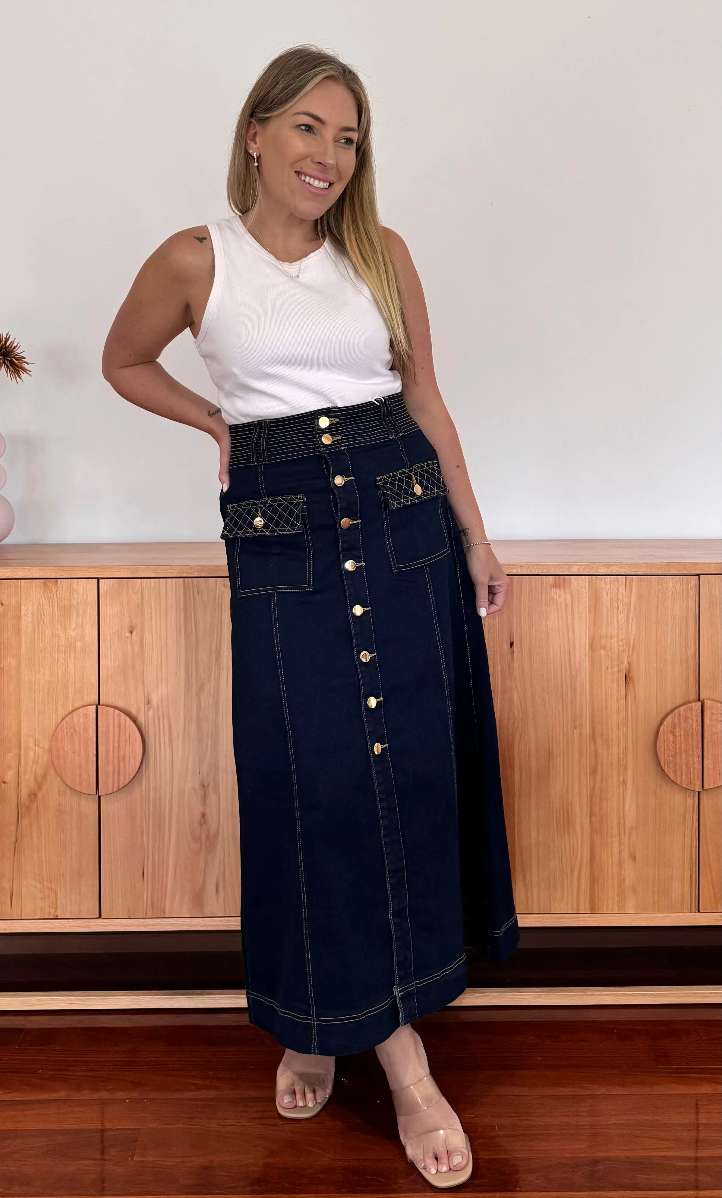 ALP DENIM SKIRT