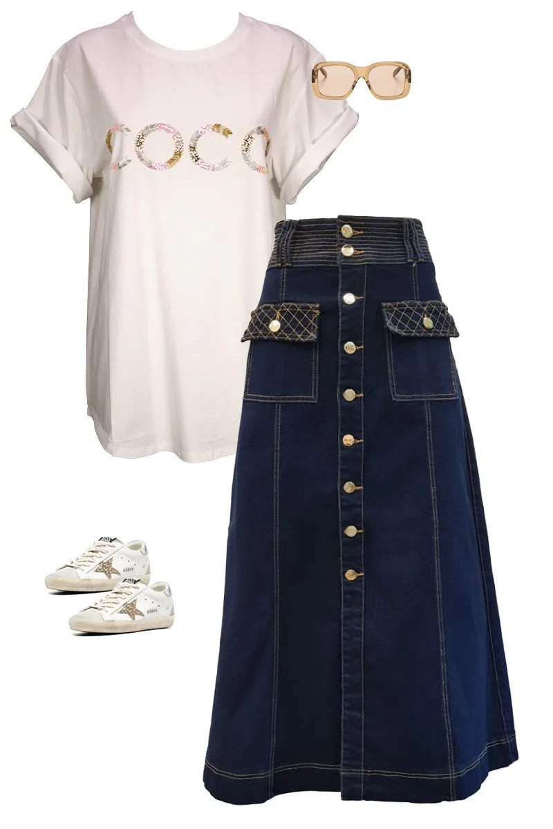 ALP DENIM SKIRT