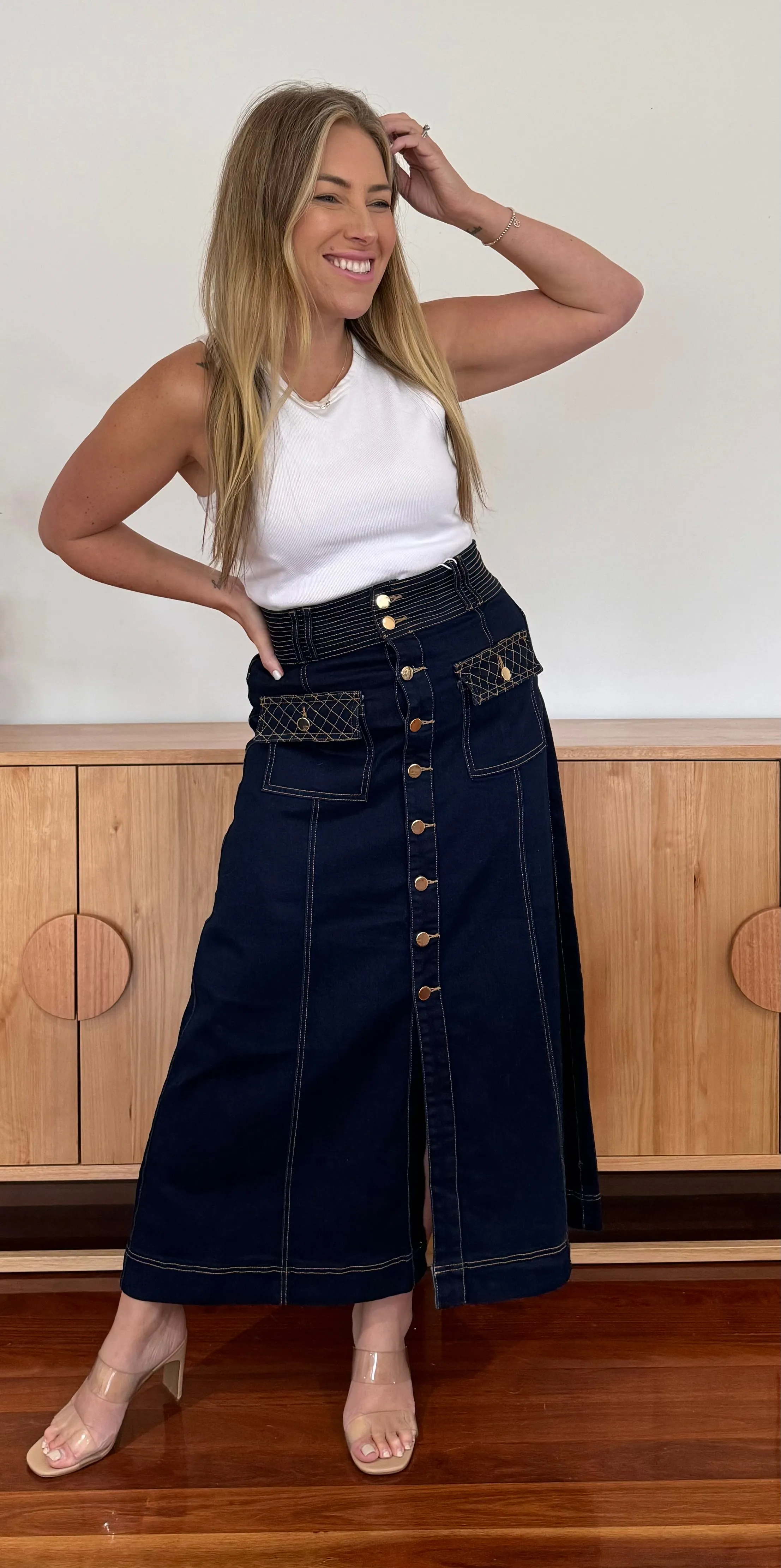 ALP DENIM SKIRT